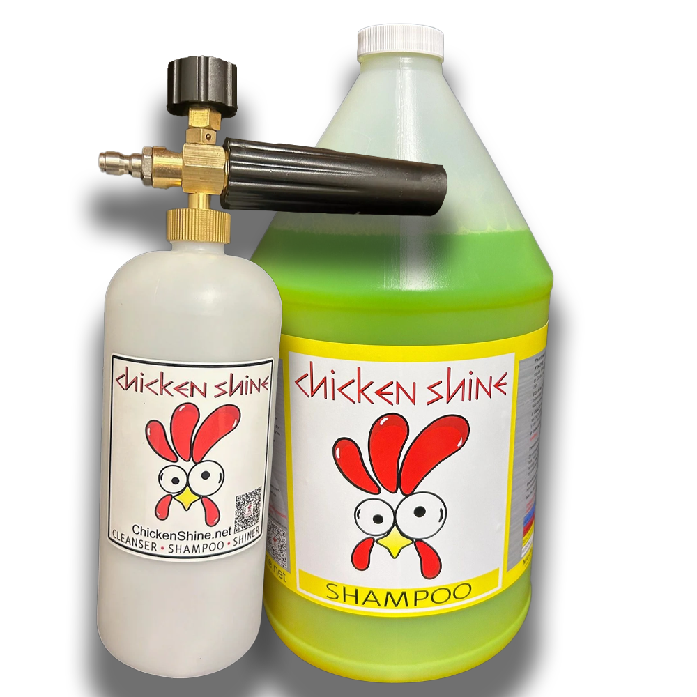 The Ultimate Foam Kit: Chicken Shine Shampoo + Premium Foam Cannon