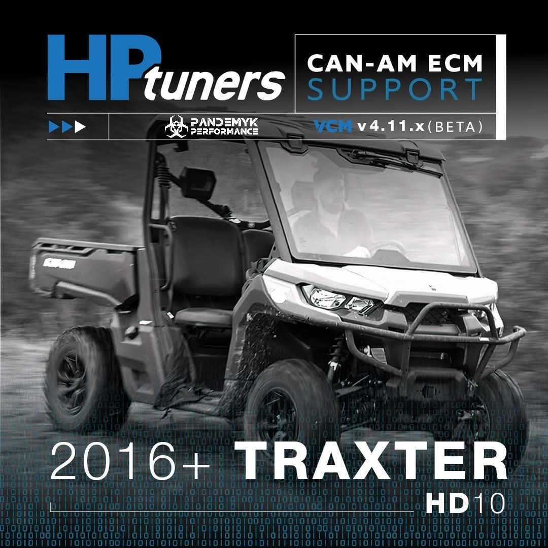 Pandemyk Performance Stage 2 ECM Tuning for 2016-2021 Can-Am Traxter w/ HP Tuners