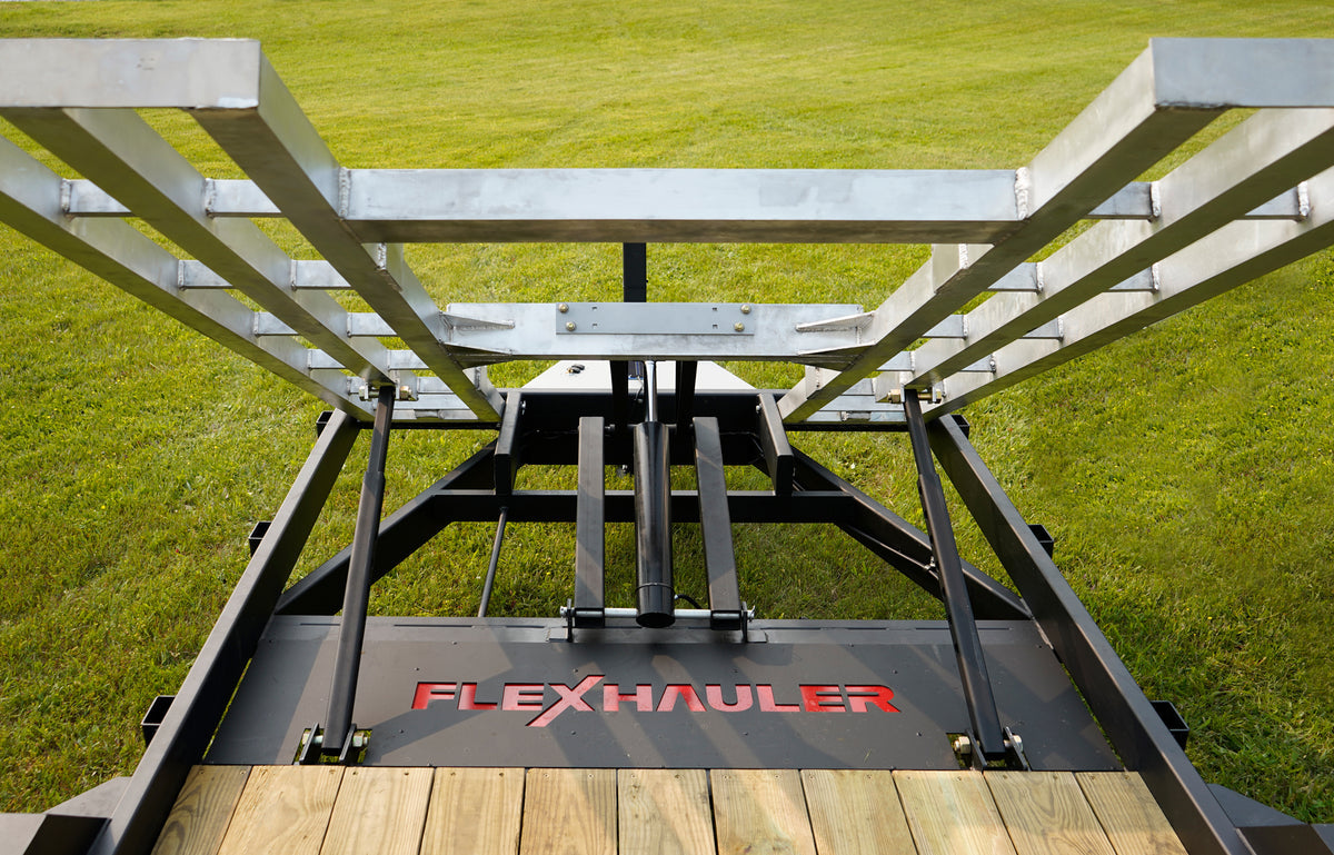 Flex Hauler hydraulic scissor lift structure