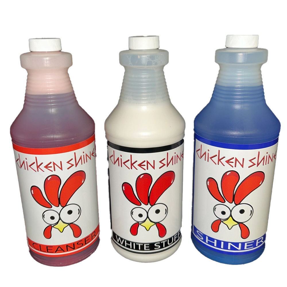 Patriot Pack | Red, White, & Blue Quart Kit (Cleanser, Shiner, White Stuff)