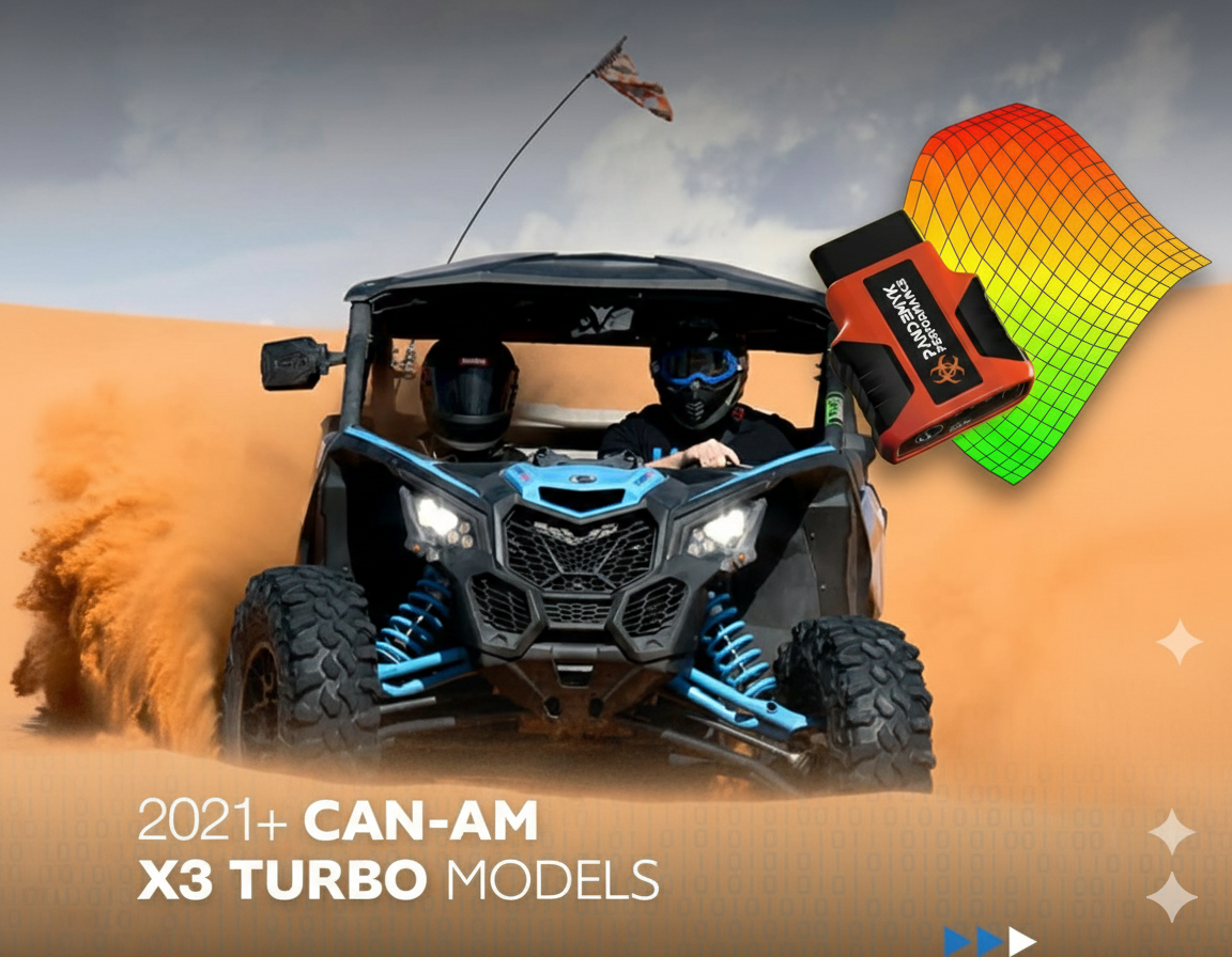 Pandemyk Performance Stage 2 ECM Tuning for 2021+ Maverick X3 Turbo RR (all models) w/ HP Tuners