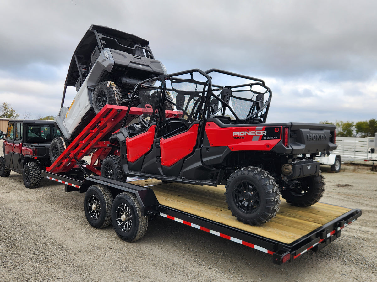 Flex Hauler XL loaded with two side-by-sides